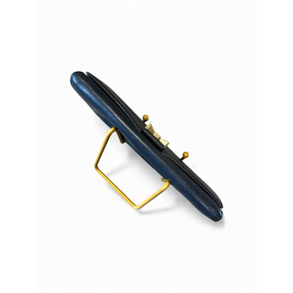 Chloe Navy Leather Long Wallet - Picture 4 of 7